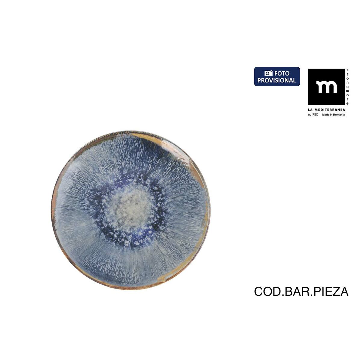 Plato de Postre La Mediterránea Aelia Ø 20 cm (12 Unidades)