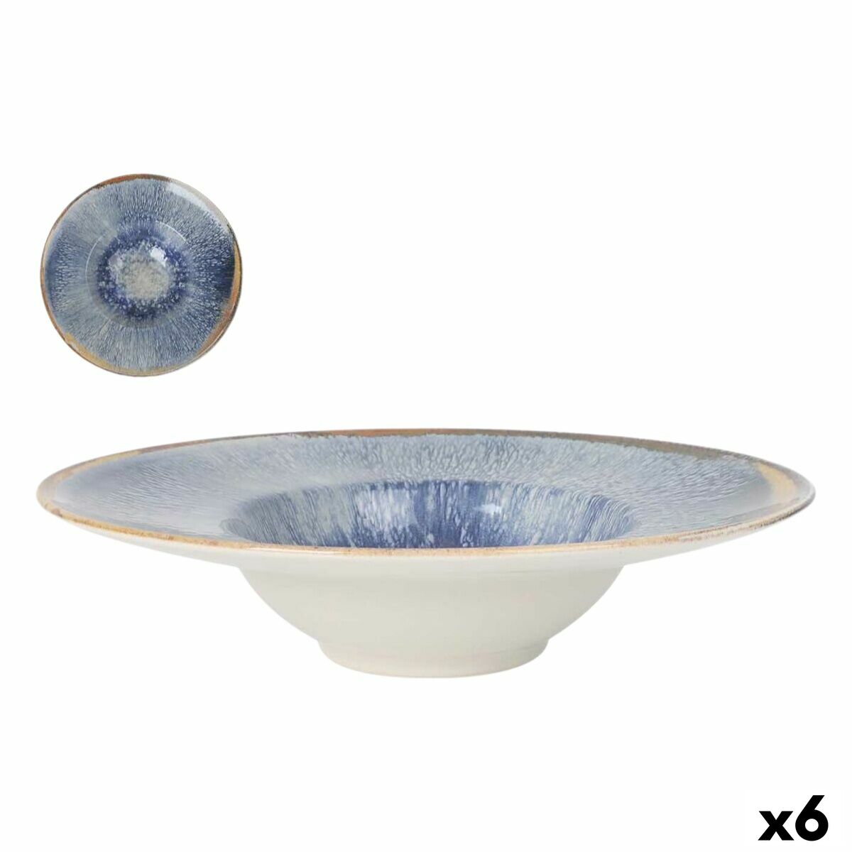 Plato para Pasta La Mediterránea Aelia Ø 28 cm (6 Unidades)