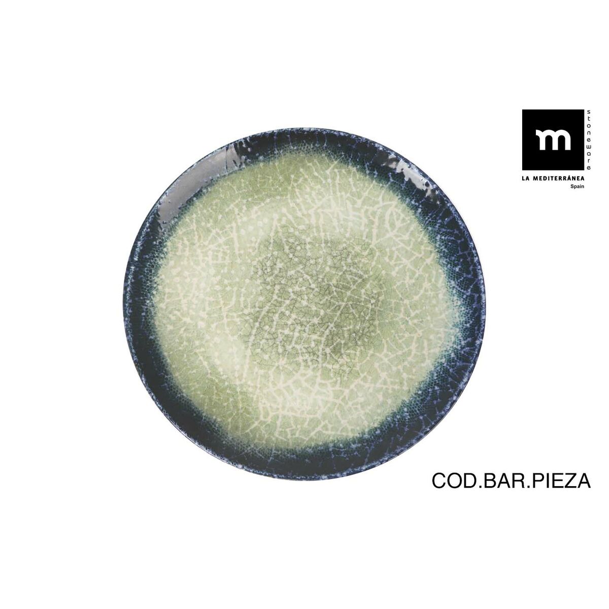 Plato Llano La Mediterránea Olaf Ø 26 cm (6 Unidades)