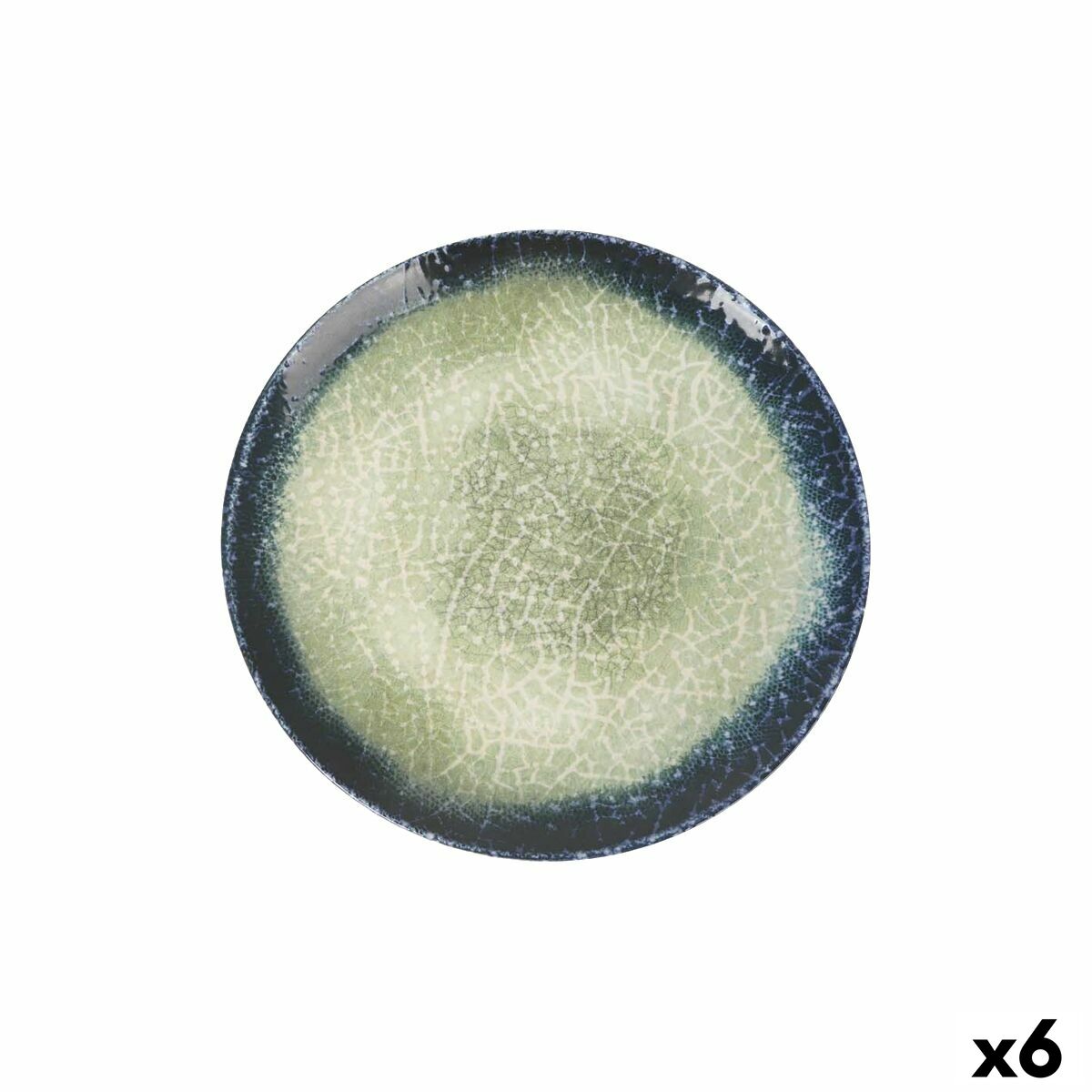 Plato Llano La Mediterránea Olaf Ø 26 cm (6 Unidades)