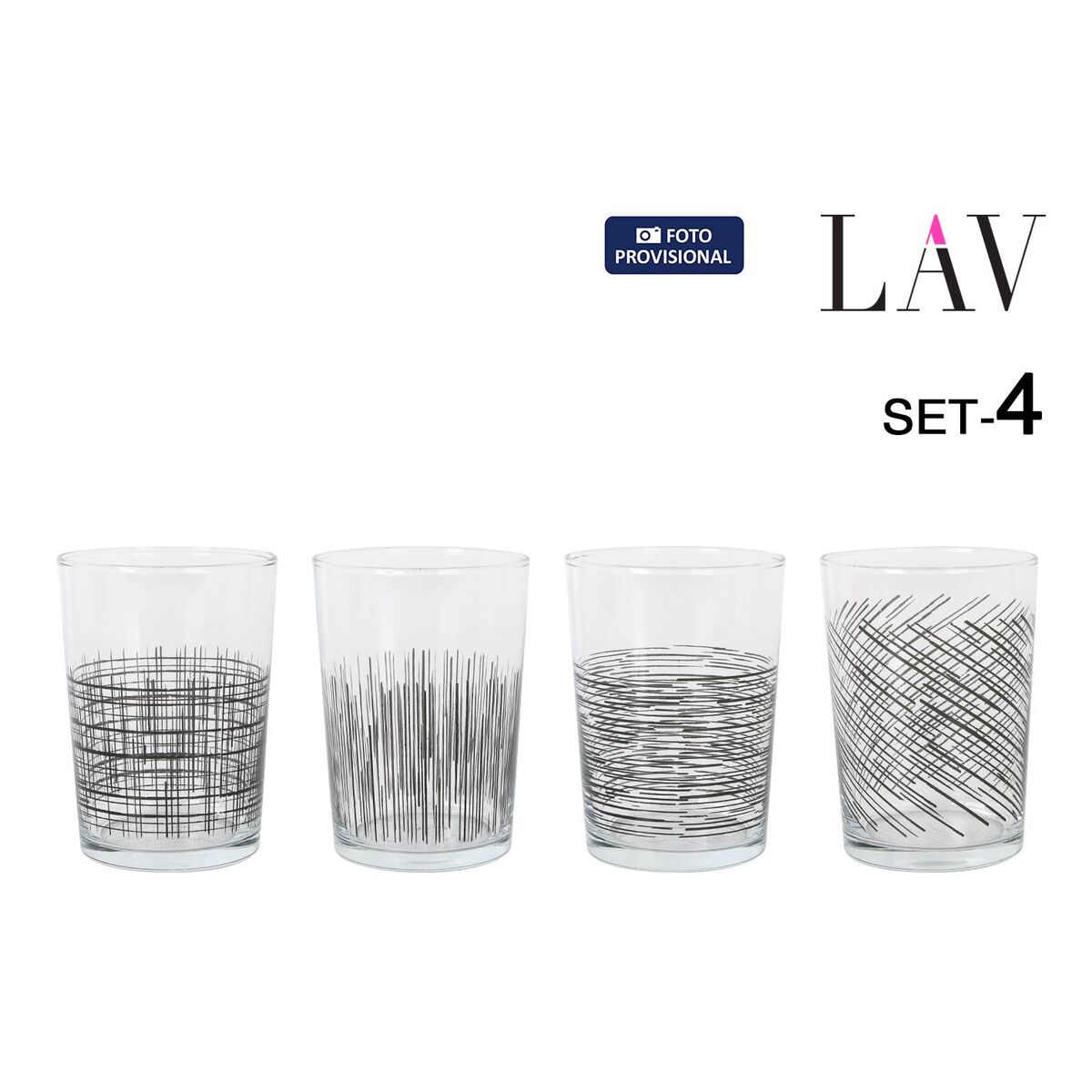 Set de Vasos LAV BDG392UB4046 515 ml (6 Unidades)