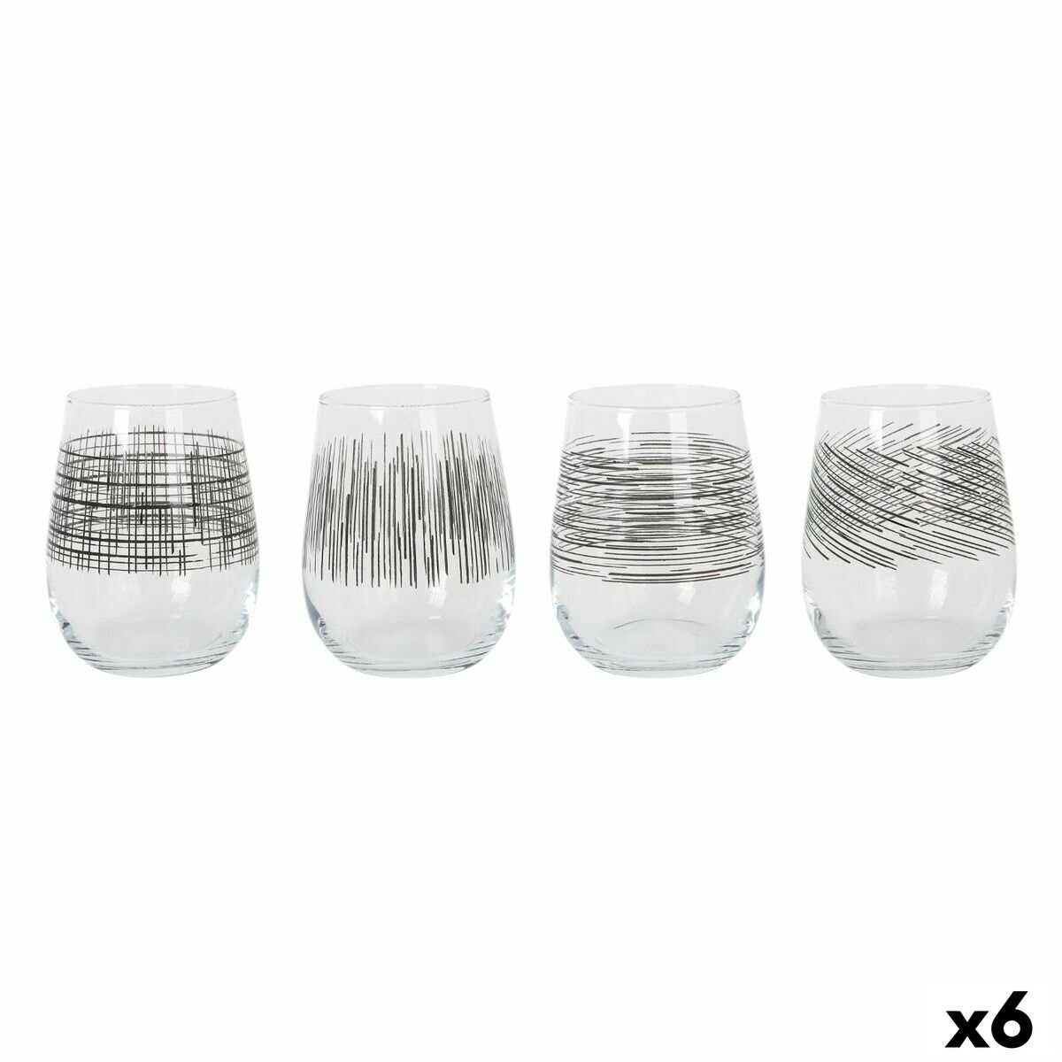 Set de Vasos LAV GAIA 4 Piezas (6 Unidades)