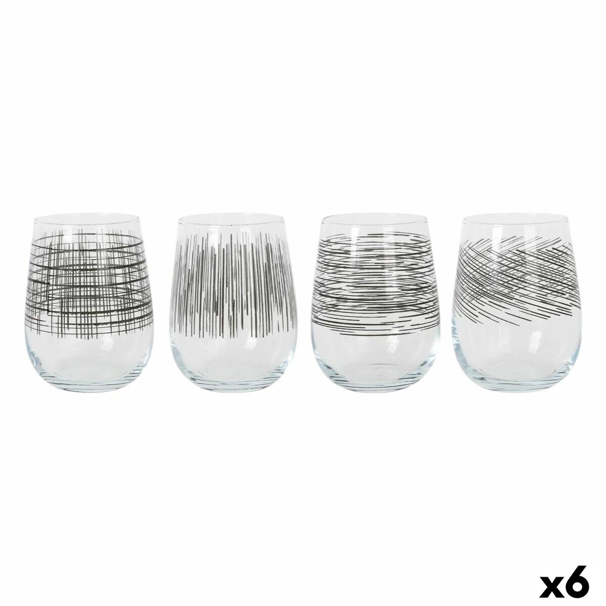Set de Vasos LAV GAIA 4 Piezas (6 Unidades)