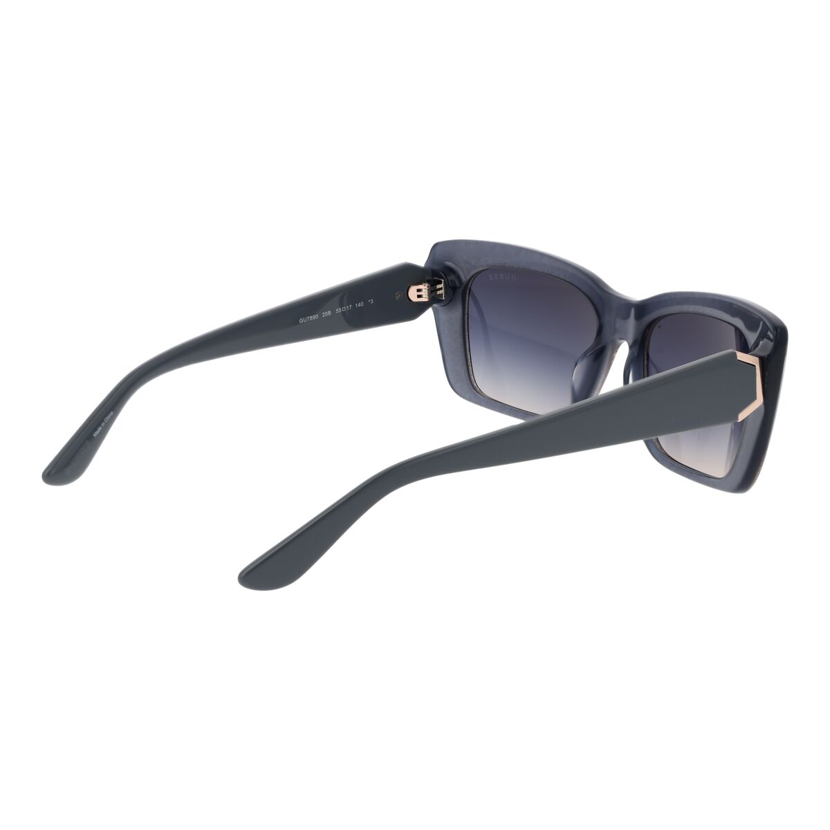 Gafas de Sol Hombre Guess B Gris Plata Ø 55 mm