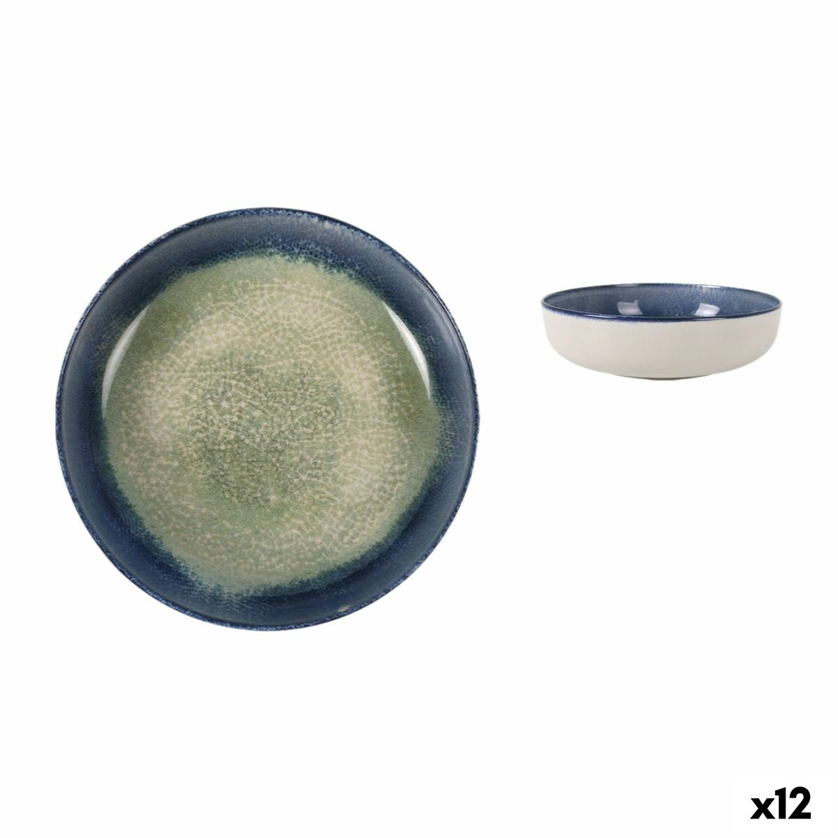Cuenco La Mediterránea Olaf 18 x 18 x 5 cm Ø 18 x 5 cm (12 Unidades)