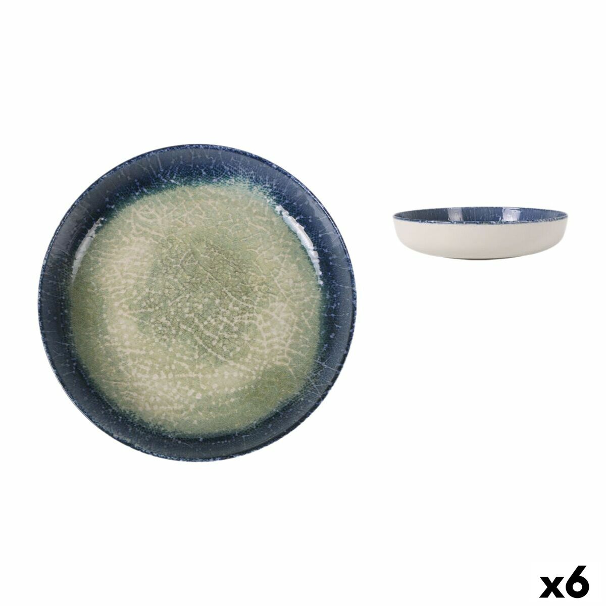 Cuenco La Mediterránea Olaf Ø 23 x 4,9 cm (6 Unidades)