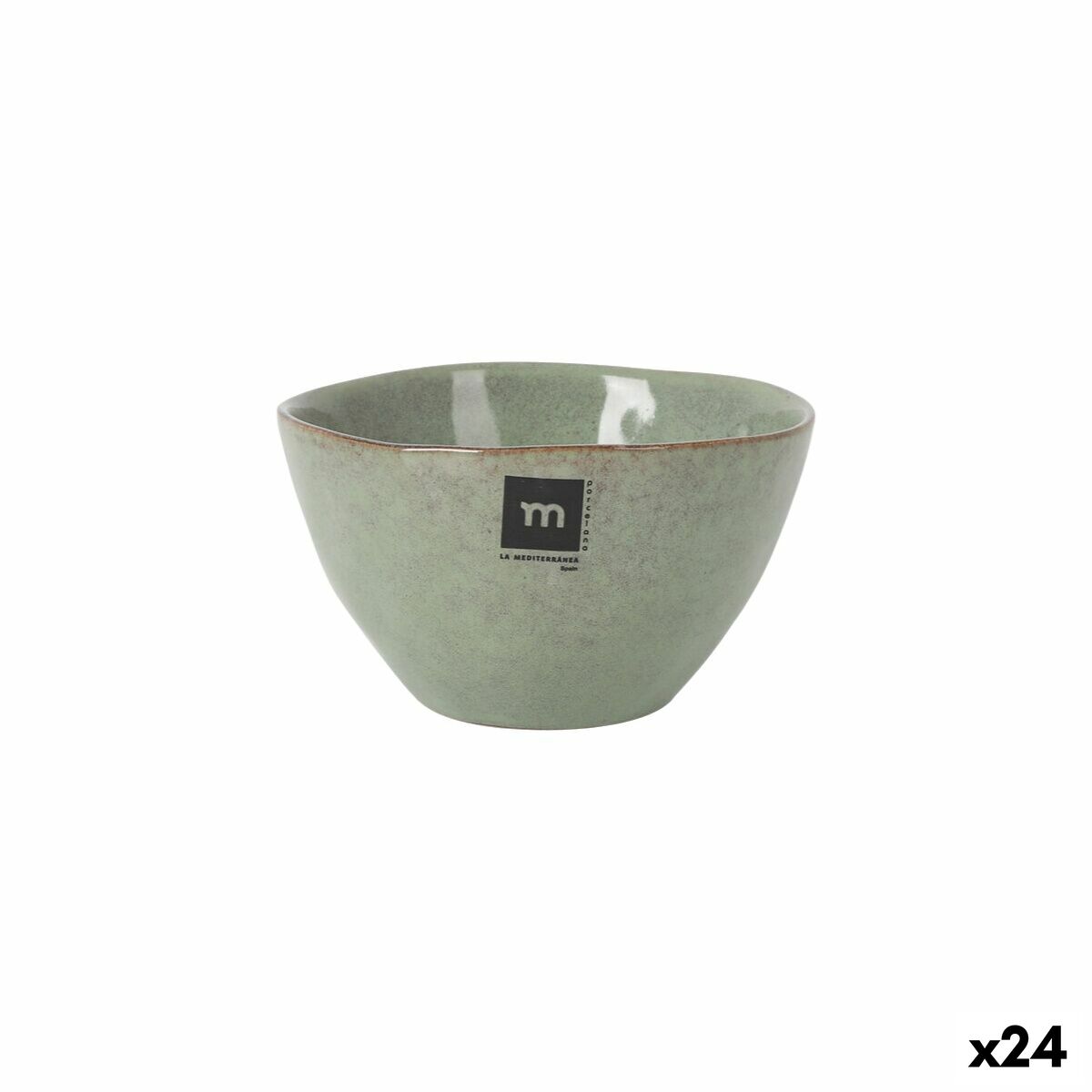 Cuenco La Mediterránea Macarella green Ø 14 cm 650 ml (24 Unidades)
