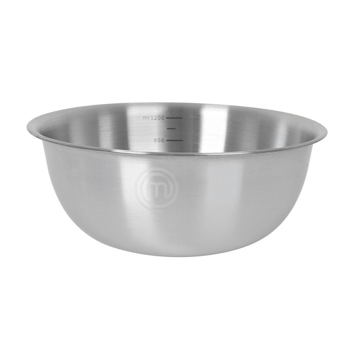 Cuenco MasterChef Acero Inoxidable 1,2 L 19 x 7,5 cm (24 Unidades)