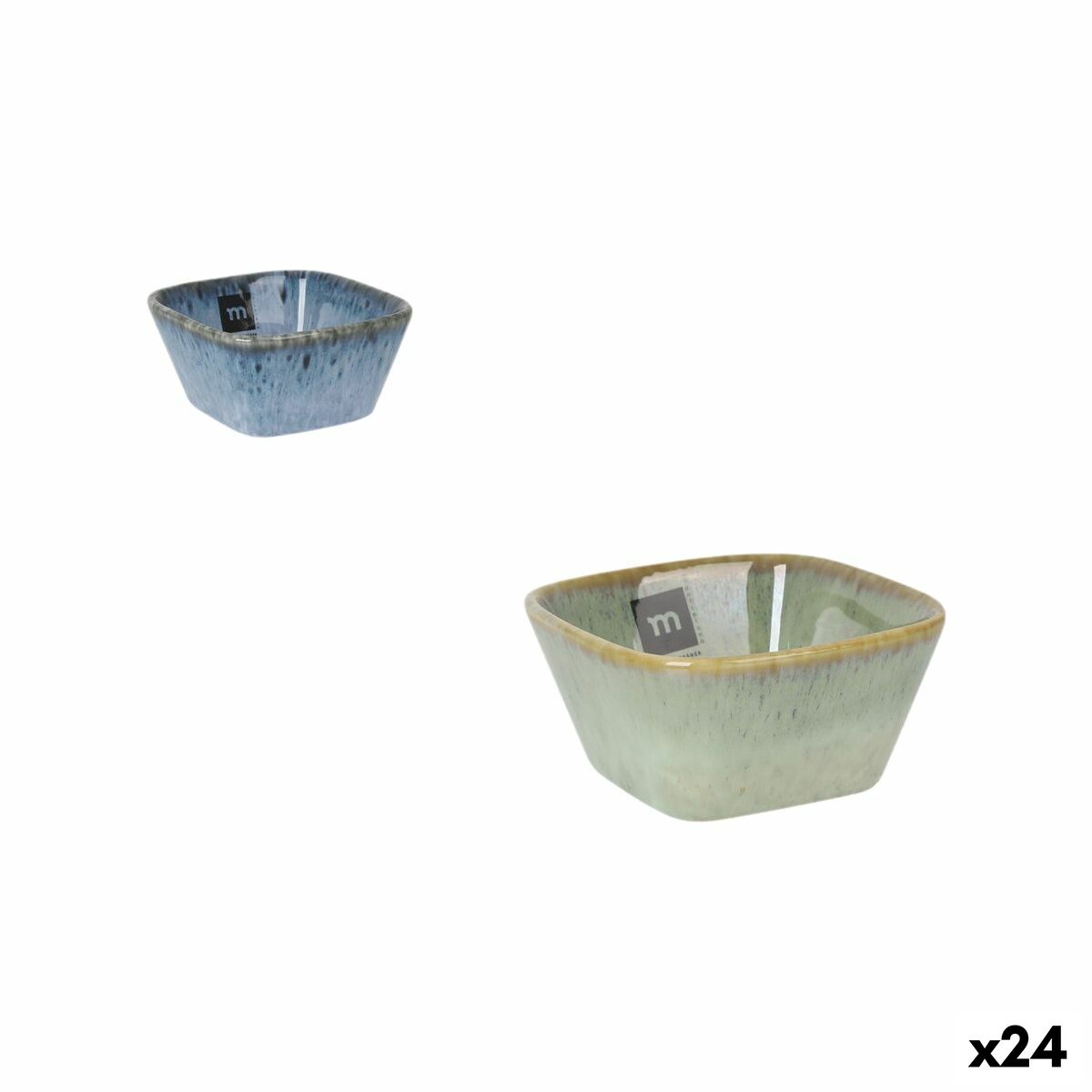 Bol para Aperitivos La Mediterránea Pica-pica 10 x 10 x 5,7 cm (24 Unidades)