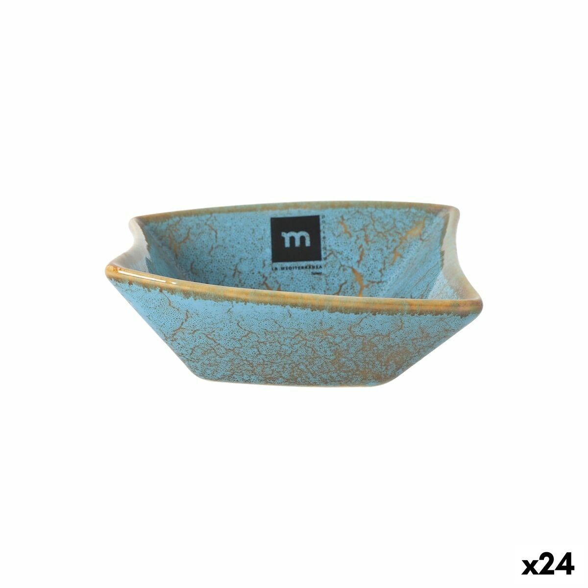 Bol para Aperitivos La Mediterránea Scratch 12,1 x 12,3 x 4,3 cm (24 Unidades)