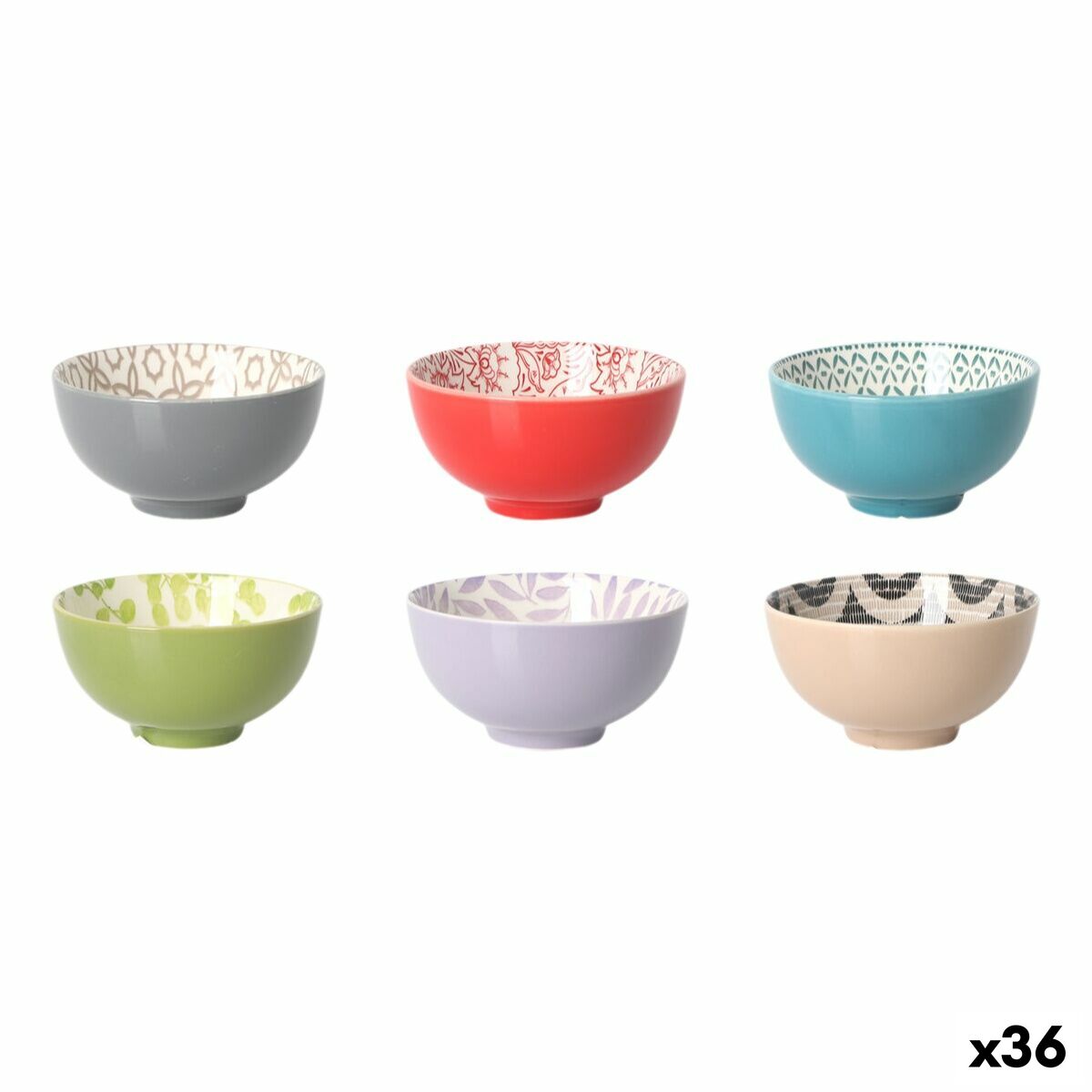 Bol para Aperitivos La Mediterránea Naoki Ø 11 cm (36 Unidades)