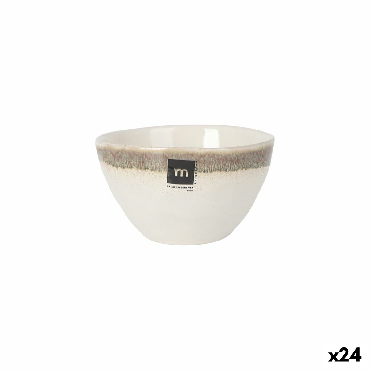 Bol para Aperitivos La Mediterránea Fustam 625 ml (24 Unidades)