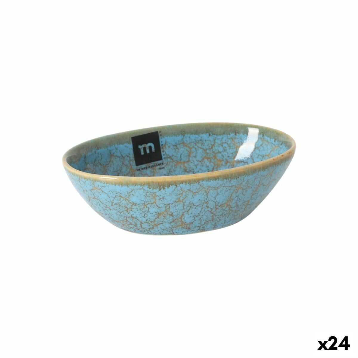 Bol para Aperitivos La Mediterránea Scratch 14,2 x 9 x 4,2 cm (24 Unidades)