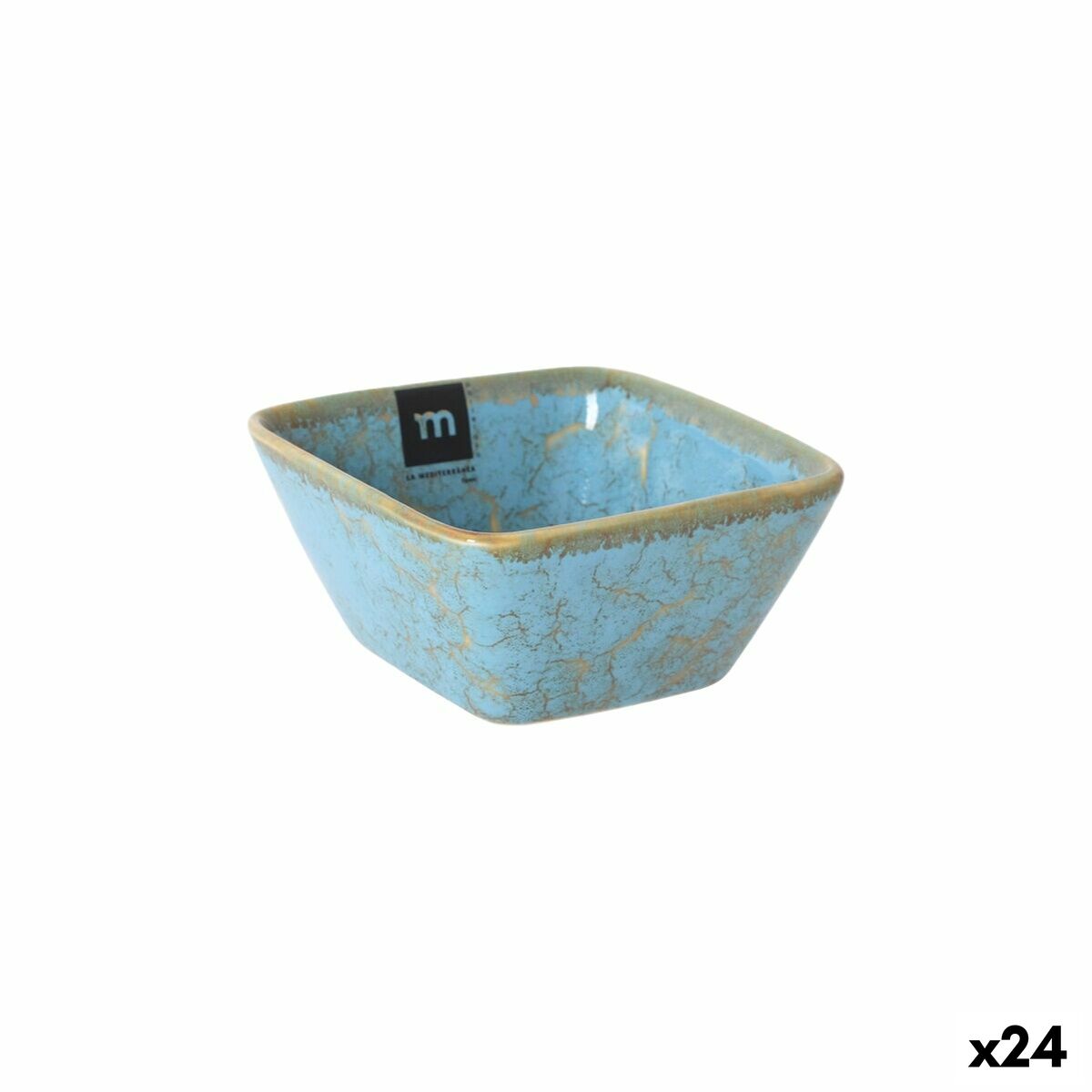 Bol para Aperitivos La Mediterránea Scratch 10,7 x 10,7 x 5 cm (24 Unidades)