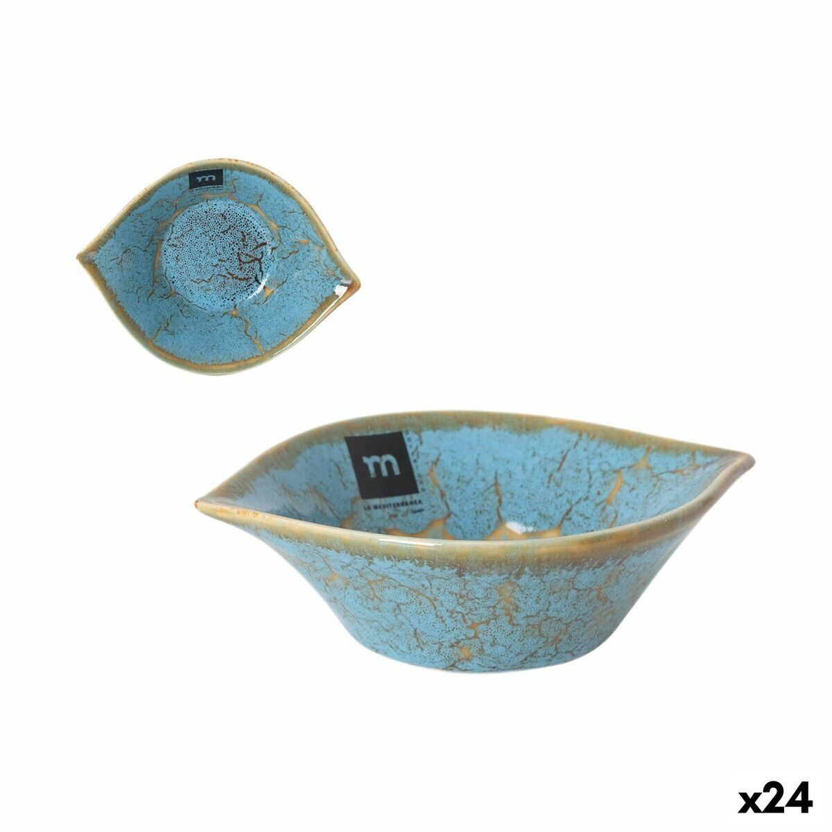 Bol para Aperitivos La Mediterránea Scratch 15 x 11,7 x 4,4 cm (24 Unidades)