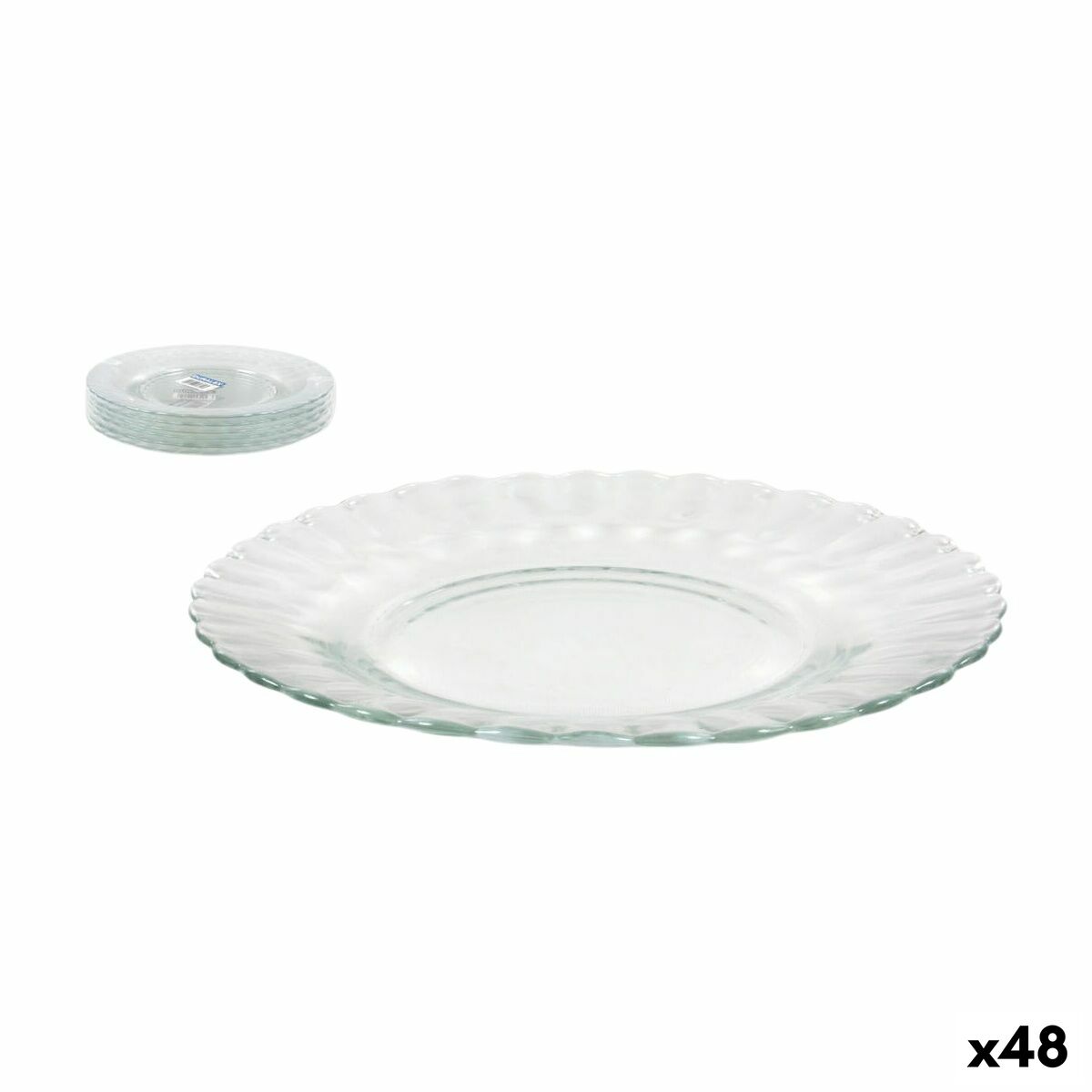 Plato de Postre Duralex Paris Ø 20 cm (48 Unidades)