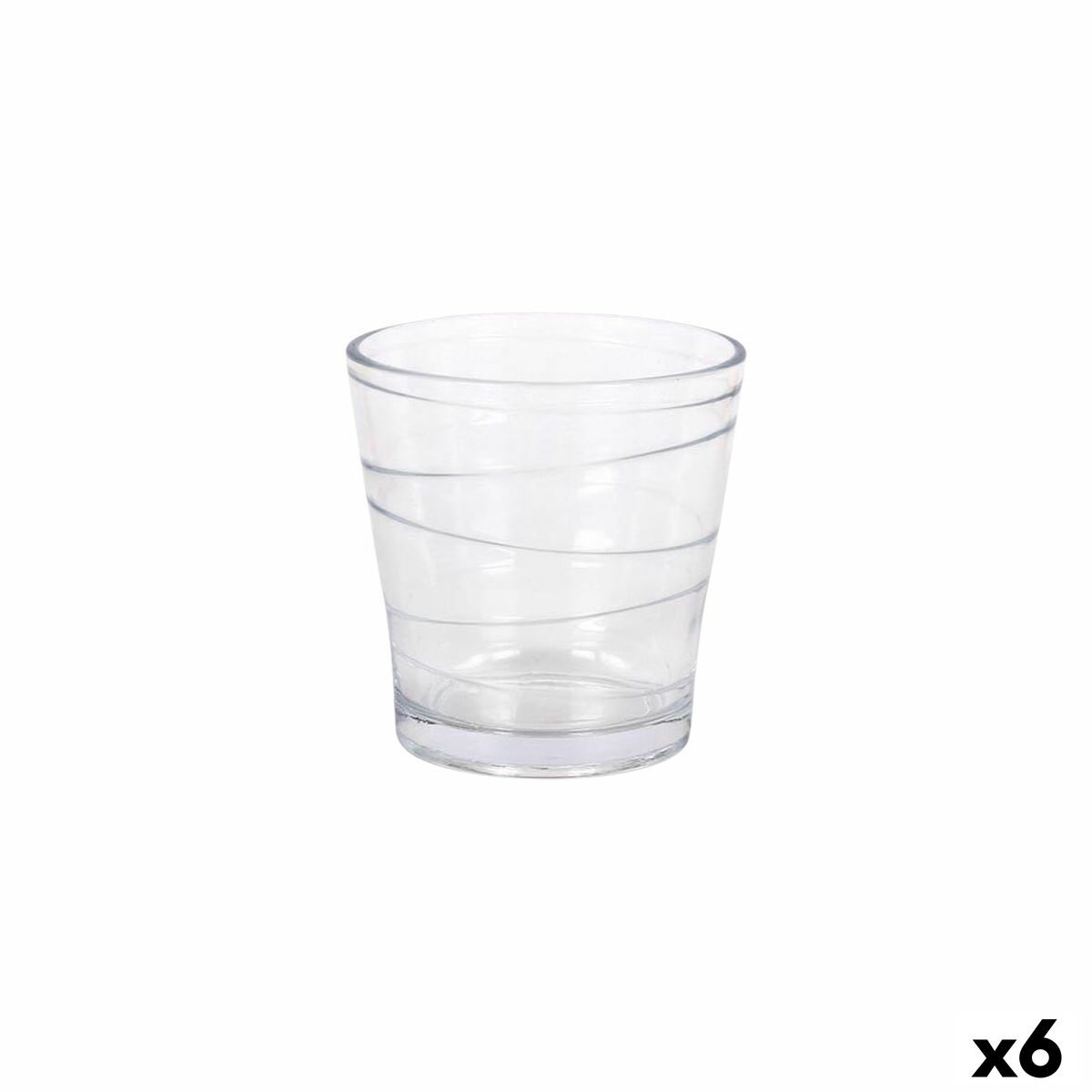 Set de Vasos La Mediterránea Rock aros 6 Piezas (6 Unidades)