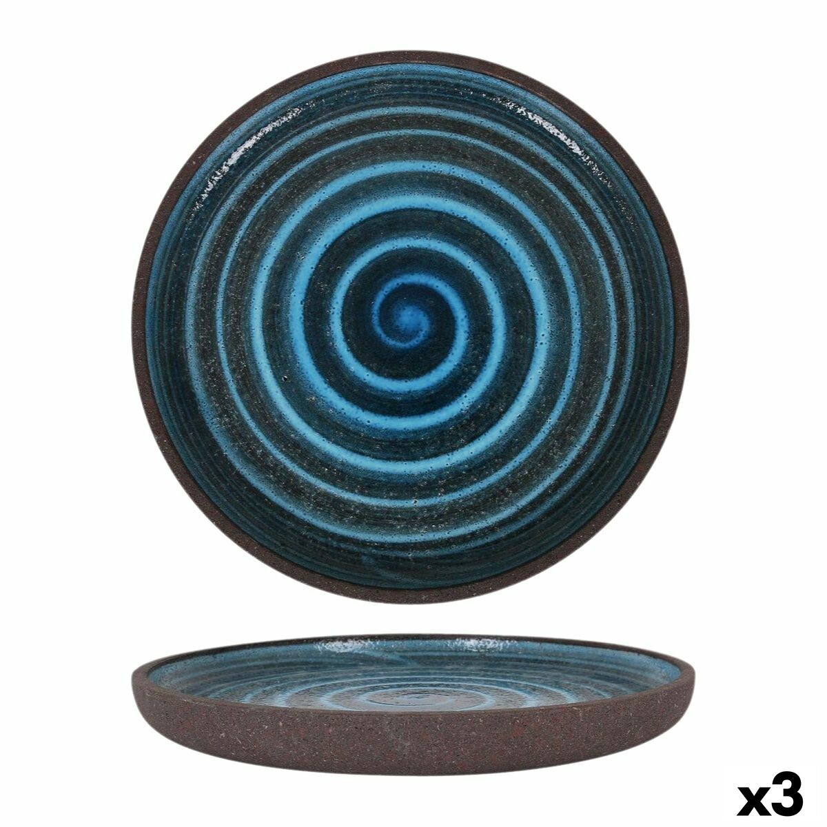 Plato Llano Pompeya Ø 30 cm (3 Unidades)