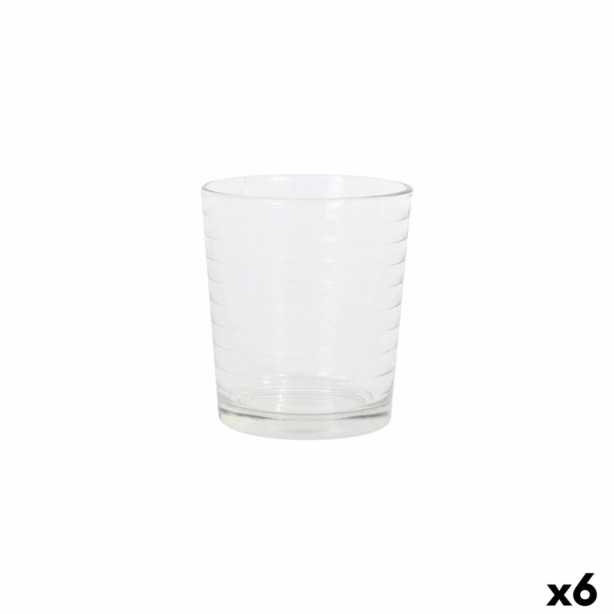 Set de Vasos La Mediterránea Silex aros 4 Piezas (6 Unidades)