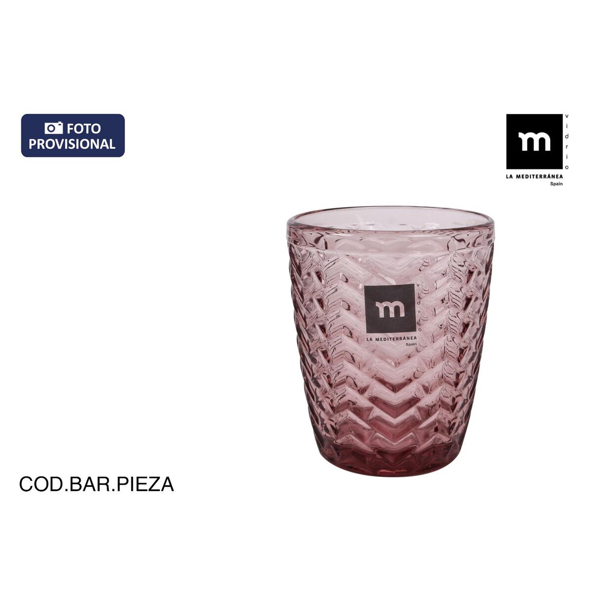 Vaso de agua La Mediterránea Spica (48 Unidades)