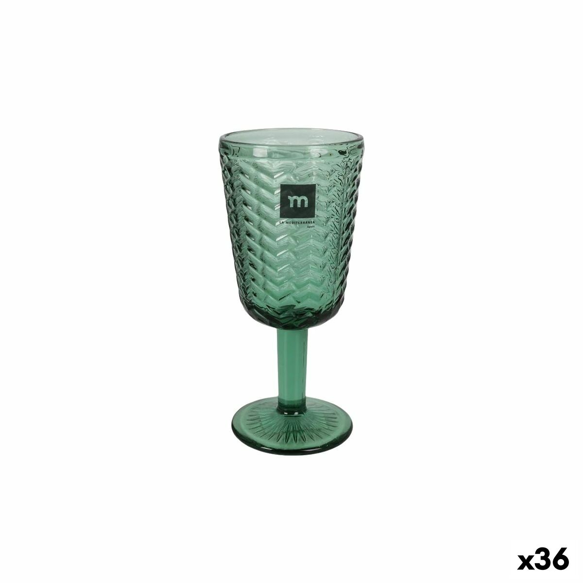 Copa de champán La Mediterránea Spica Verde (36 Unidades)
