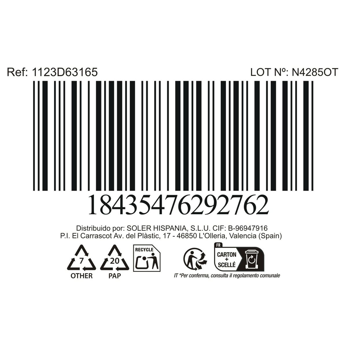 Copa La Mediterránea Bois (48 Unidades)