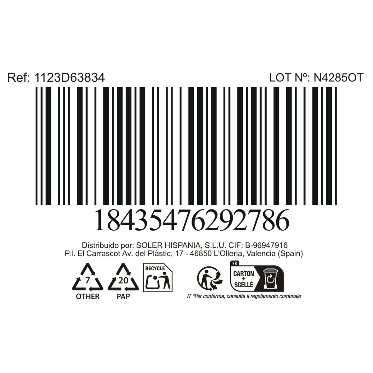 Copa La Mediterránea Bois (32 unidades)