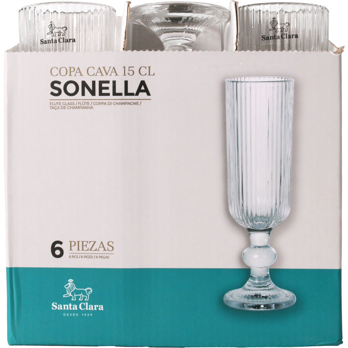 Copa de champán Santa Clara Sonella (36 Unidades)