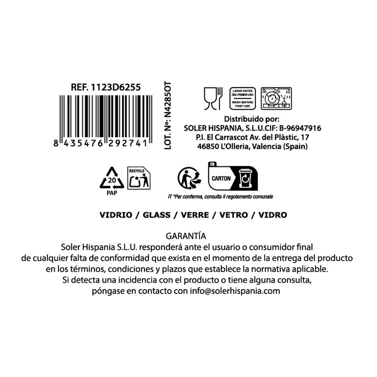Copa La Mediterránea Bois (48 Unidades)