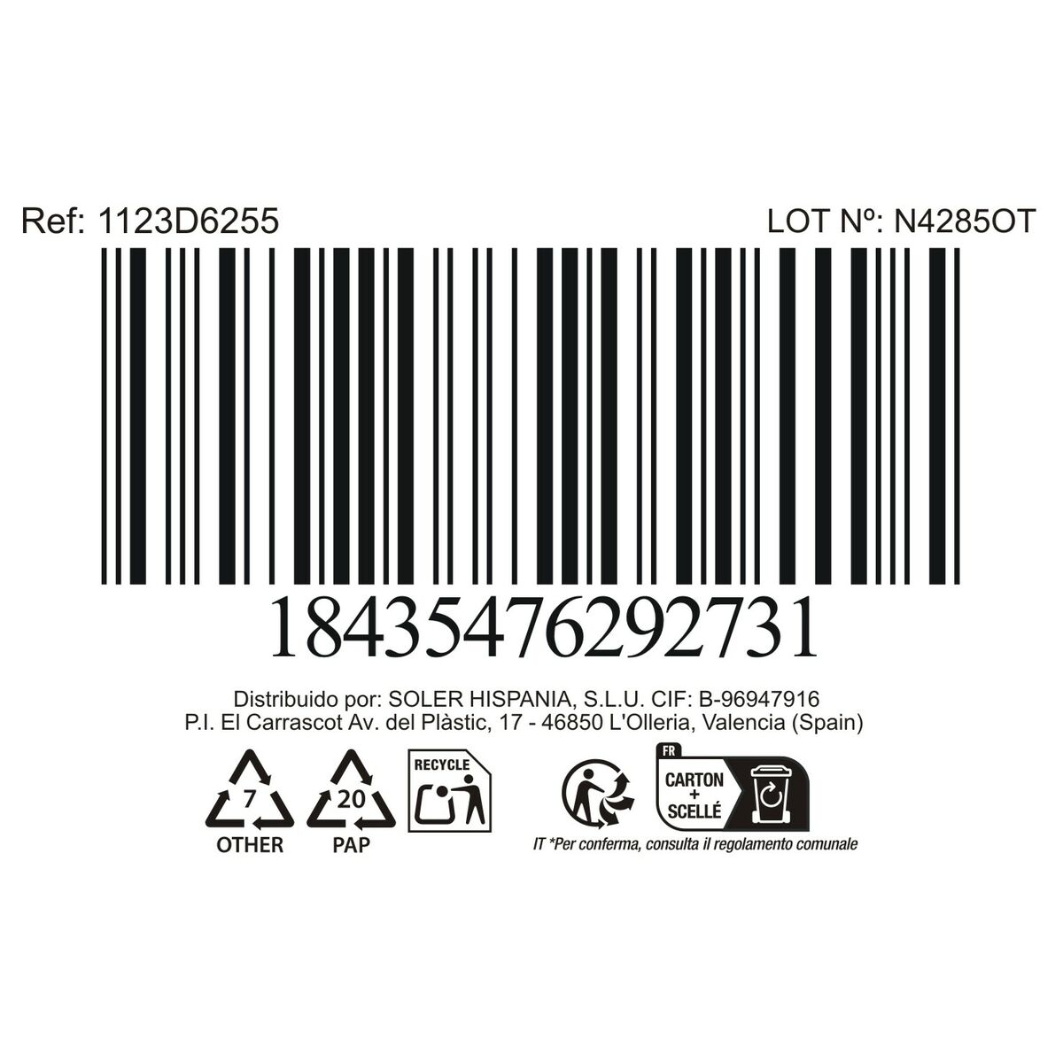 Copa La Mediterránea Bois (48 Unidades)