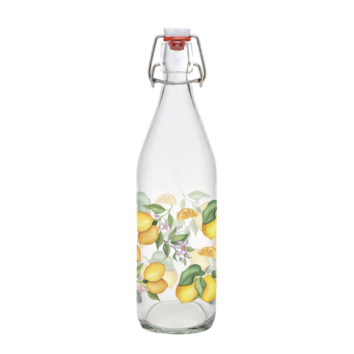 Botella de Cristal La Mediterránea Vidrio 1 L (12 Unidades)