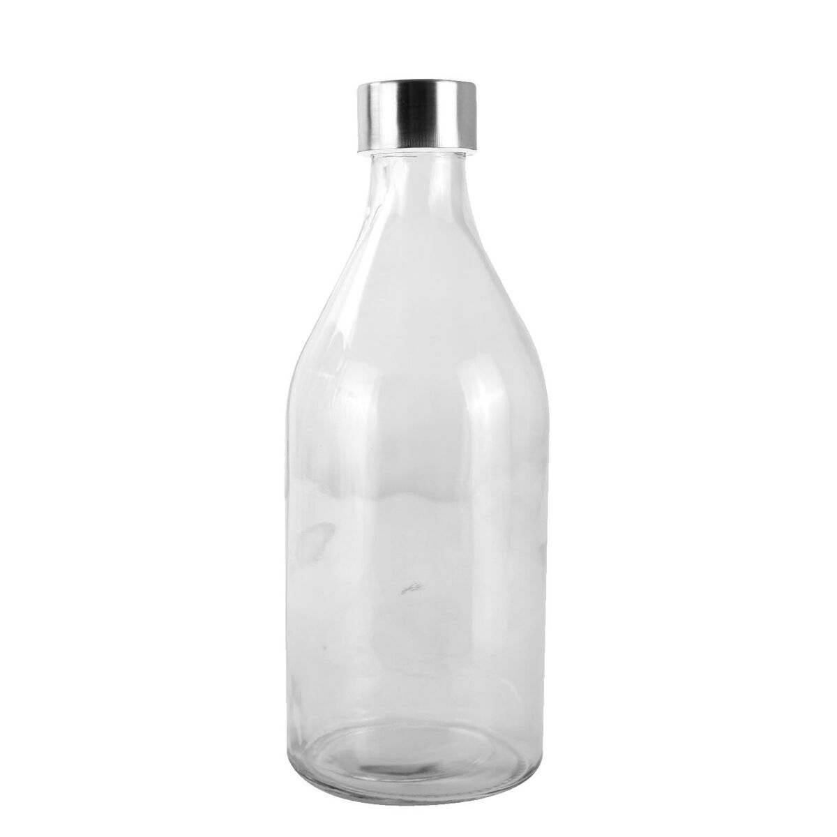 Botella de Cristal La Mediterránea Metal Vidrio 1 L (6 Unidades)