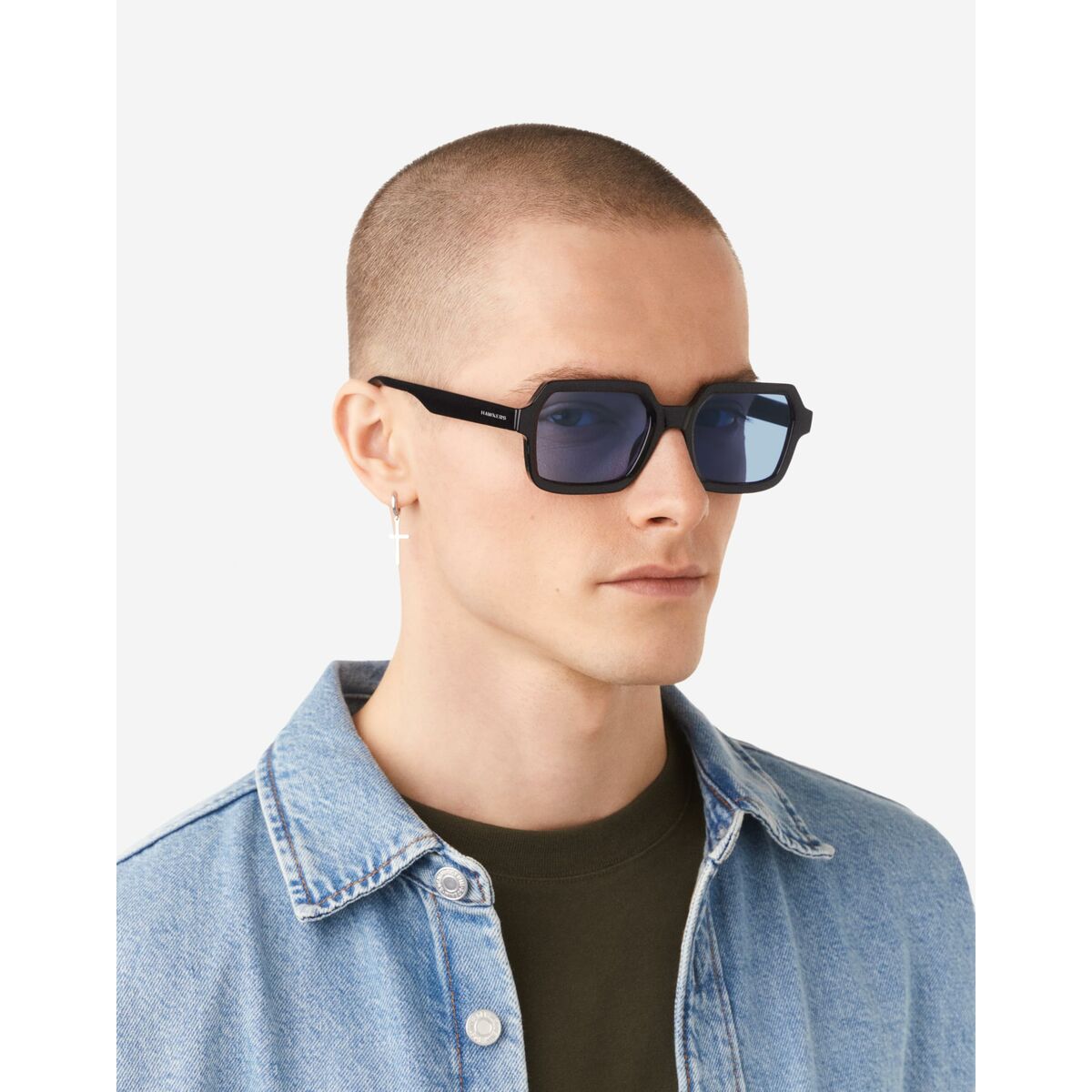 Gafas de Sol Unisex Hawkers MINIMAL MAX Negro ø 54 mm