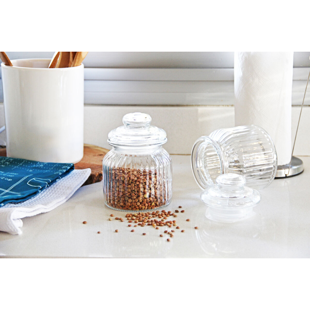 Tarro de Cristal La Mediterránea (12 Unidades)