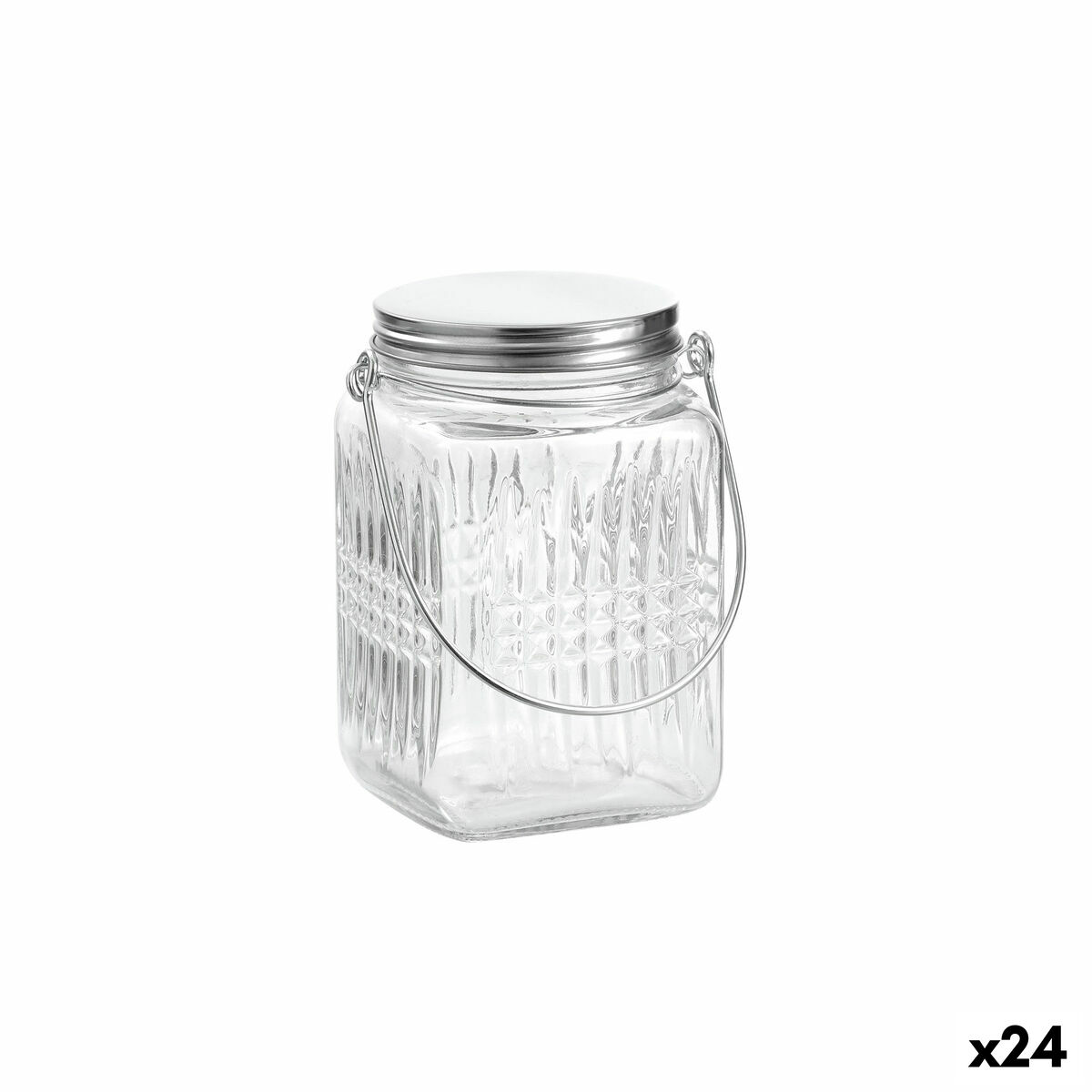 Tarro de Cristal La Mediterránea 0,72 l (24 Unidades)