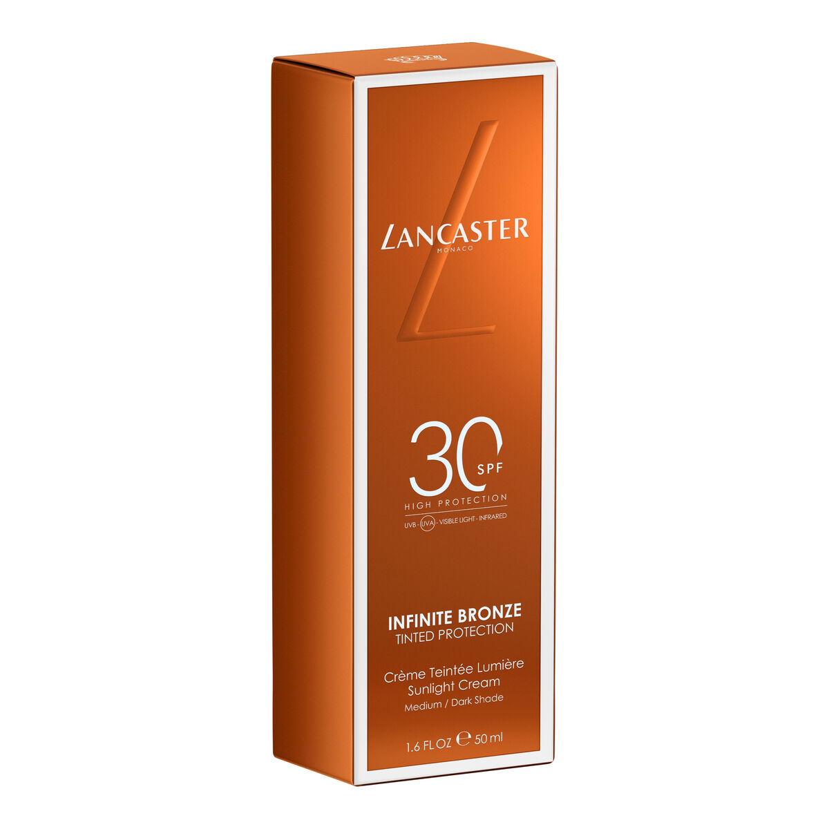 Protector Solar Facial Lancaster Infinite Bronze Medium Spf 30 50 ml