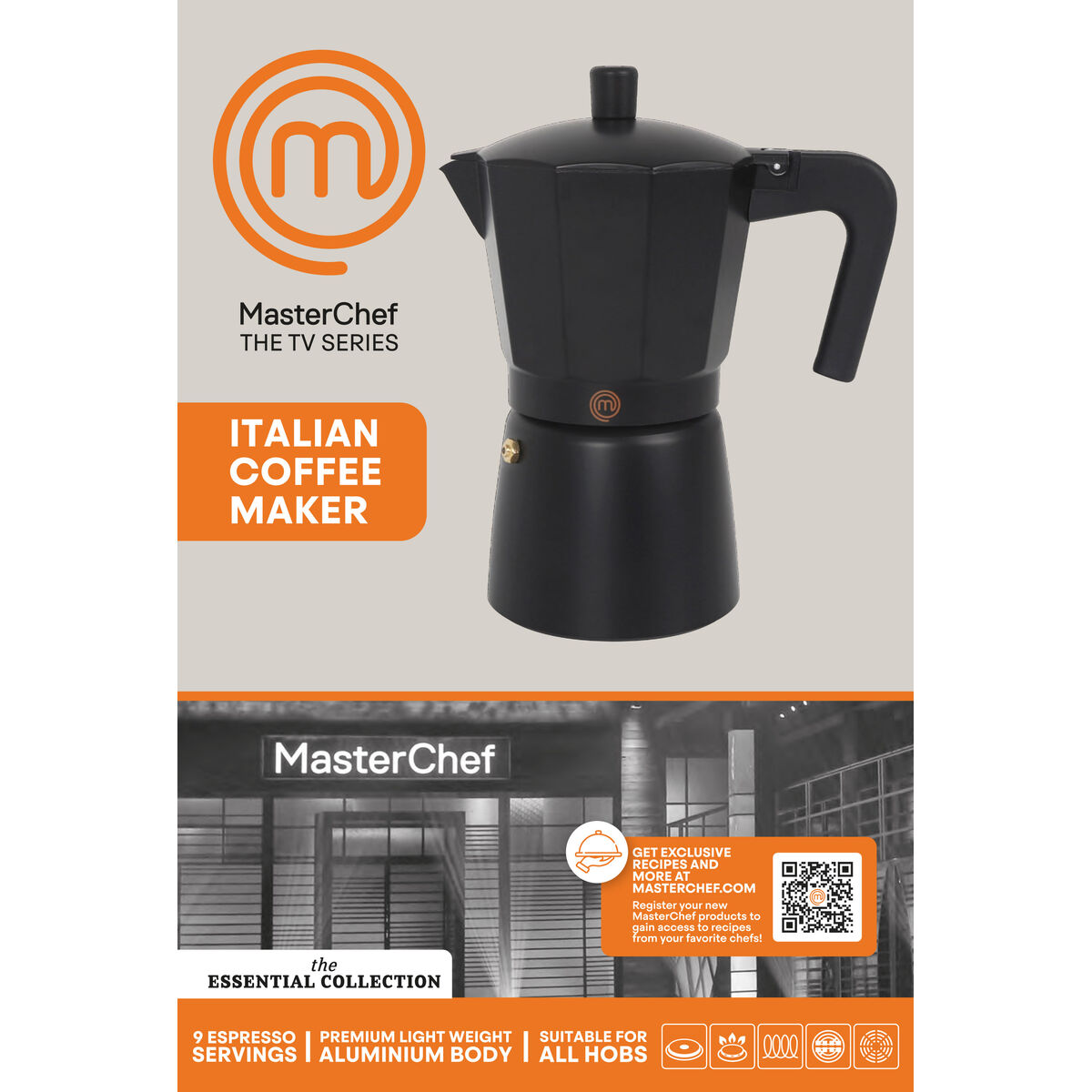 Cafetera Italiana MasterChef (6 Unidades)