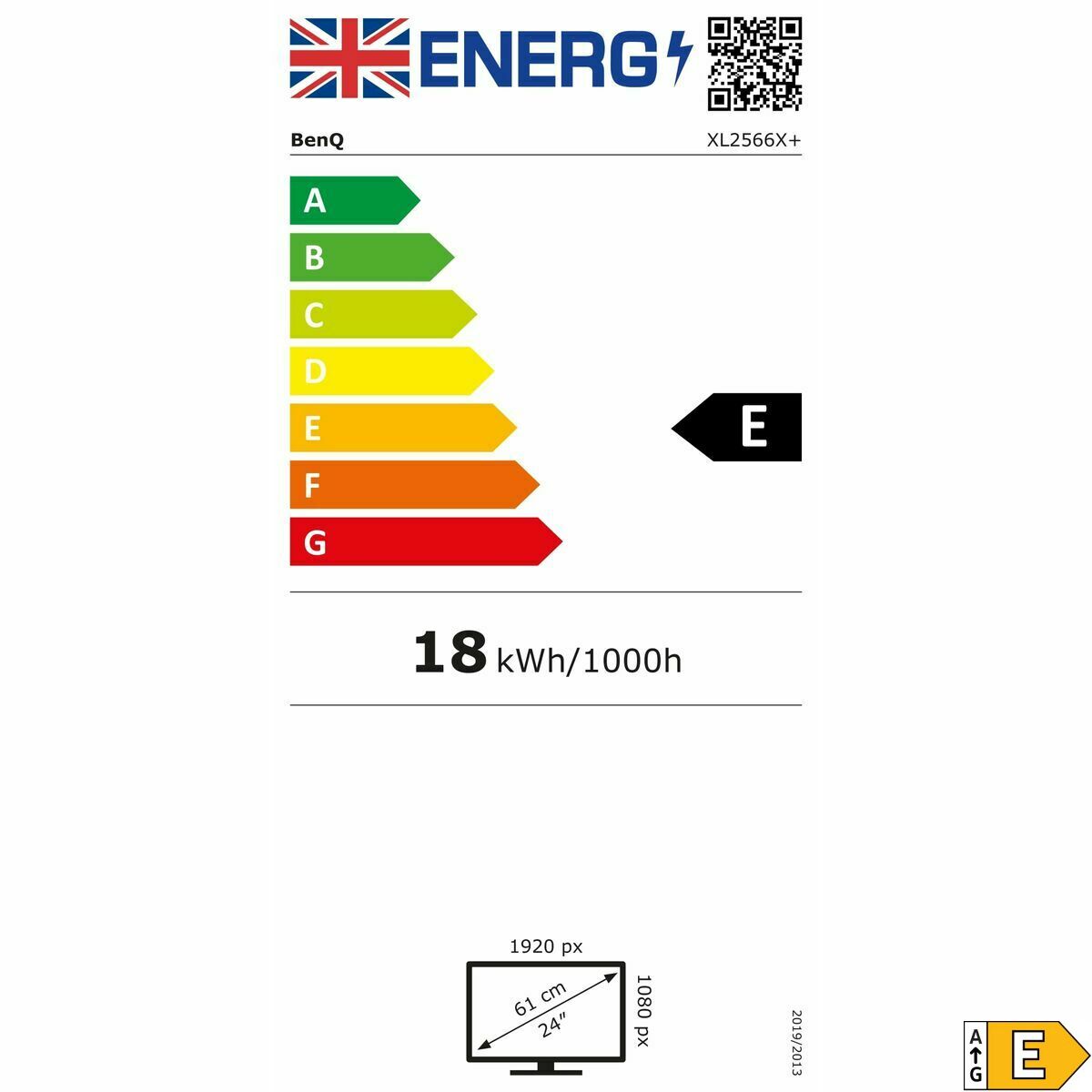 Monitor BenQ XL2566X+ Full HD 24,1"