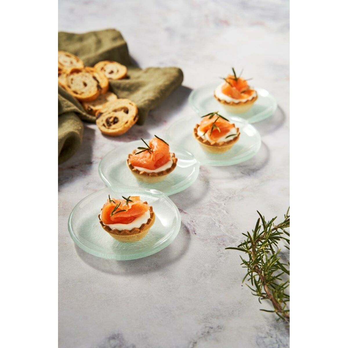 Bandeja de Aperitivos 37 x 11 cm (6 Unidades)