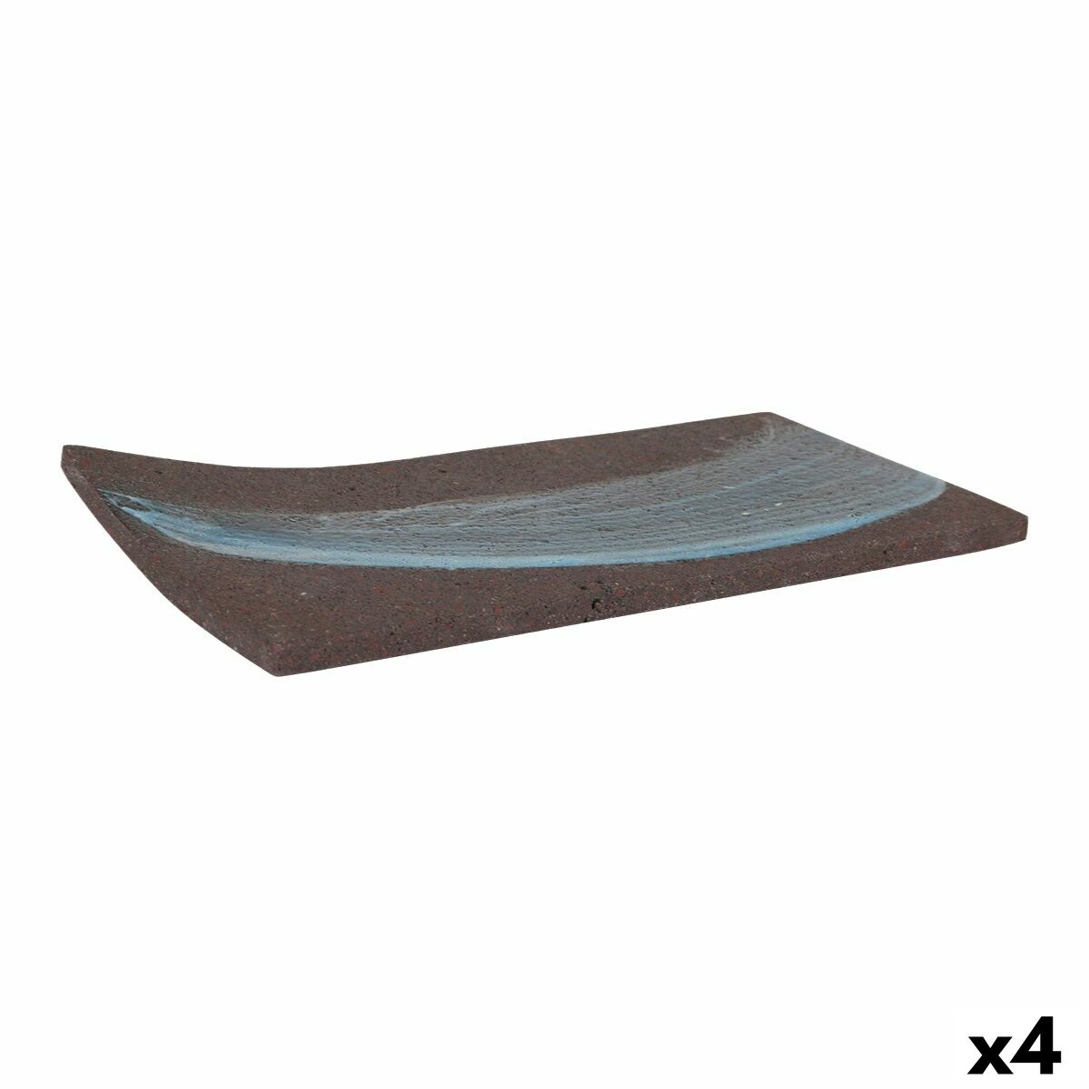 Bandeja de Aperitivos Pompeya Rectangular 30 x 35 cm (4 Unidades)