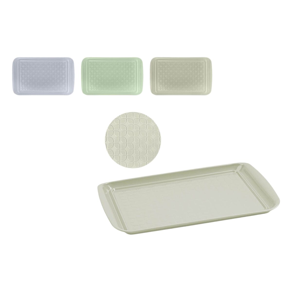 Bandeja Quttin Metal 43,5 x 27 x 2 cm 12 Unidades
