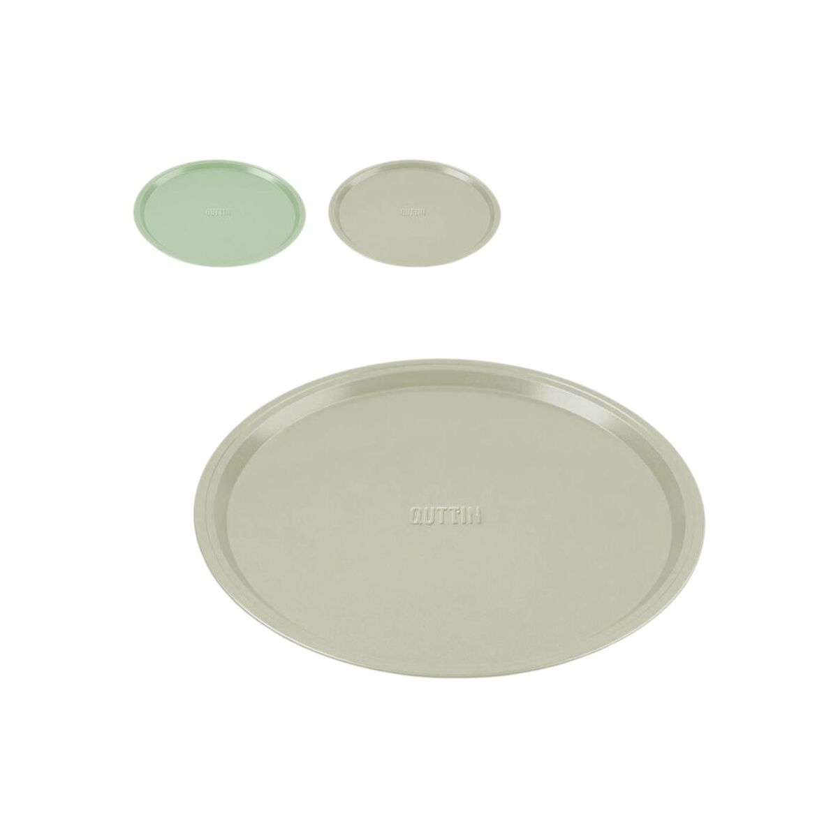 Bandeja Quttin Metal 40 cm Redondo 12 Unidades