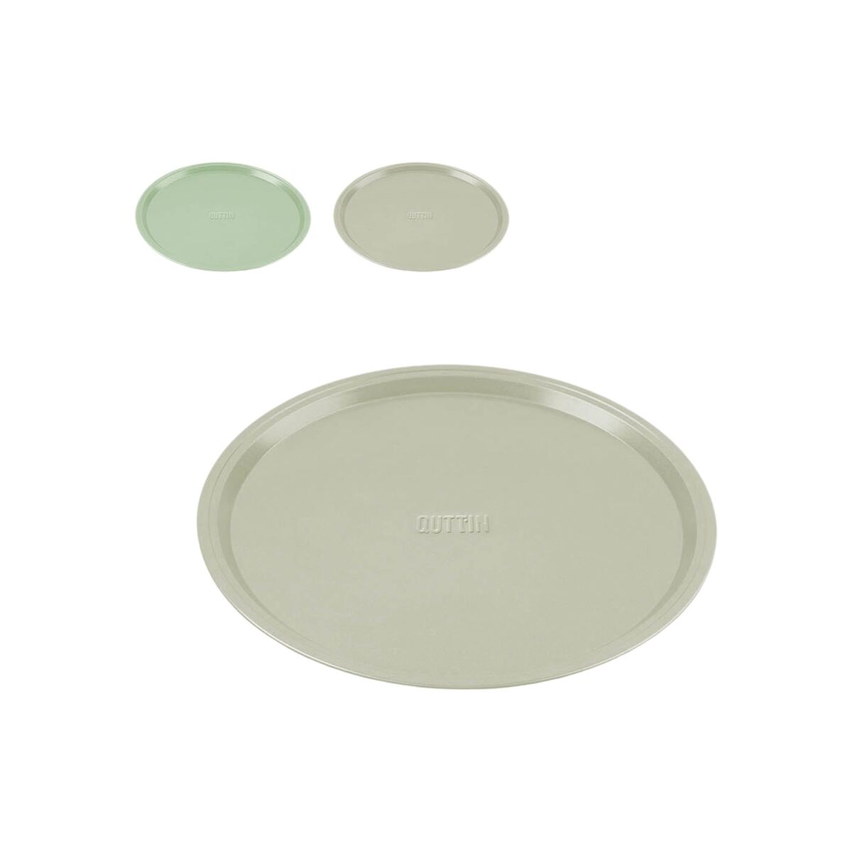 Bandeja Quttin Metal 40 cm Redondo 12 Unidades