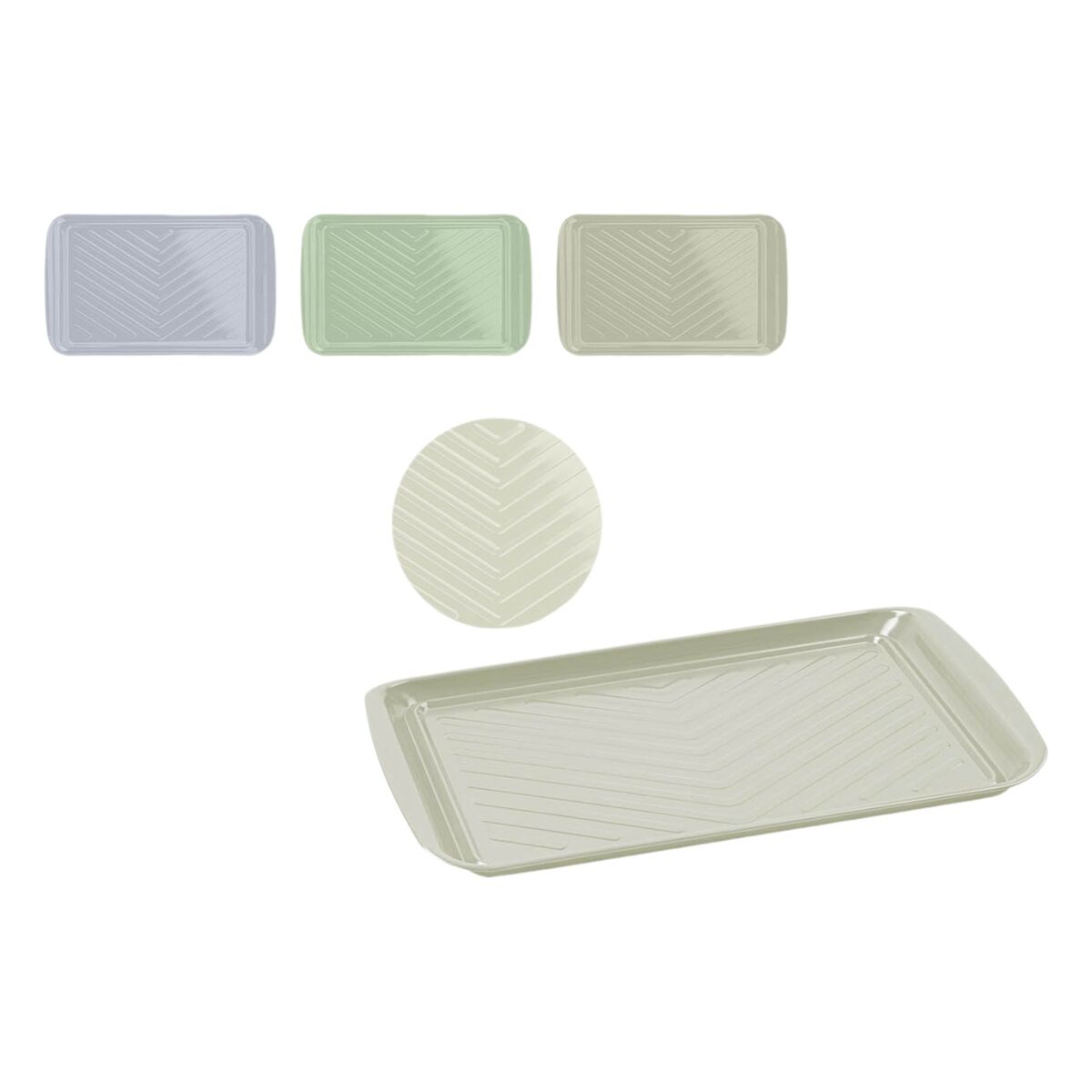 Bandeja Quttin Metal 43,5 x 27 x 2 cm 12 Unidades