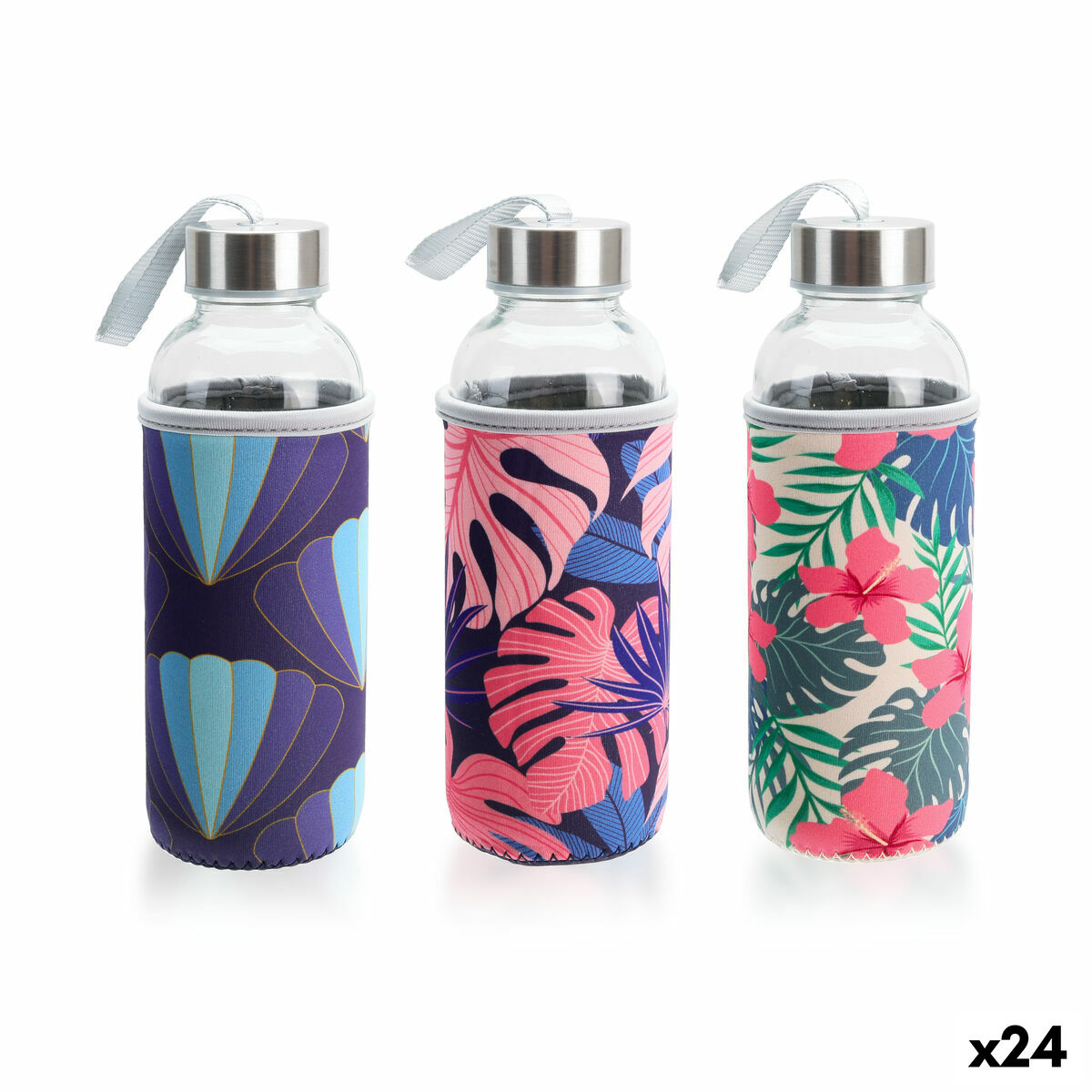 Botella de Agua Bewinner Vidrio 400 ml (24 Unidades)