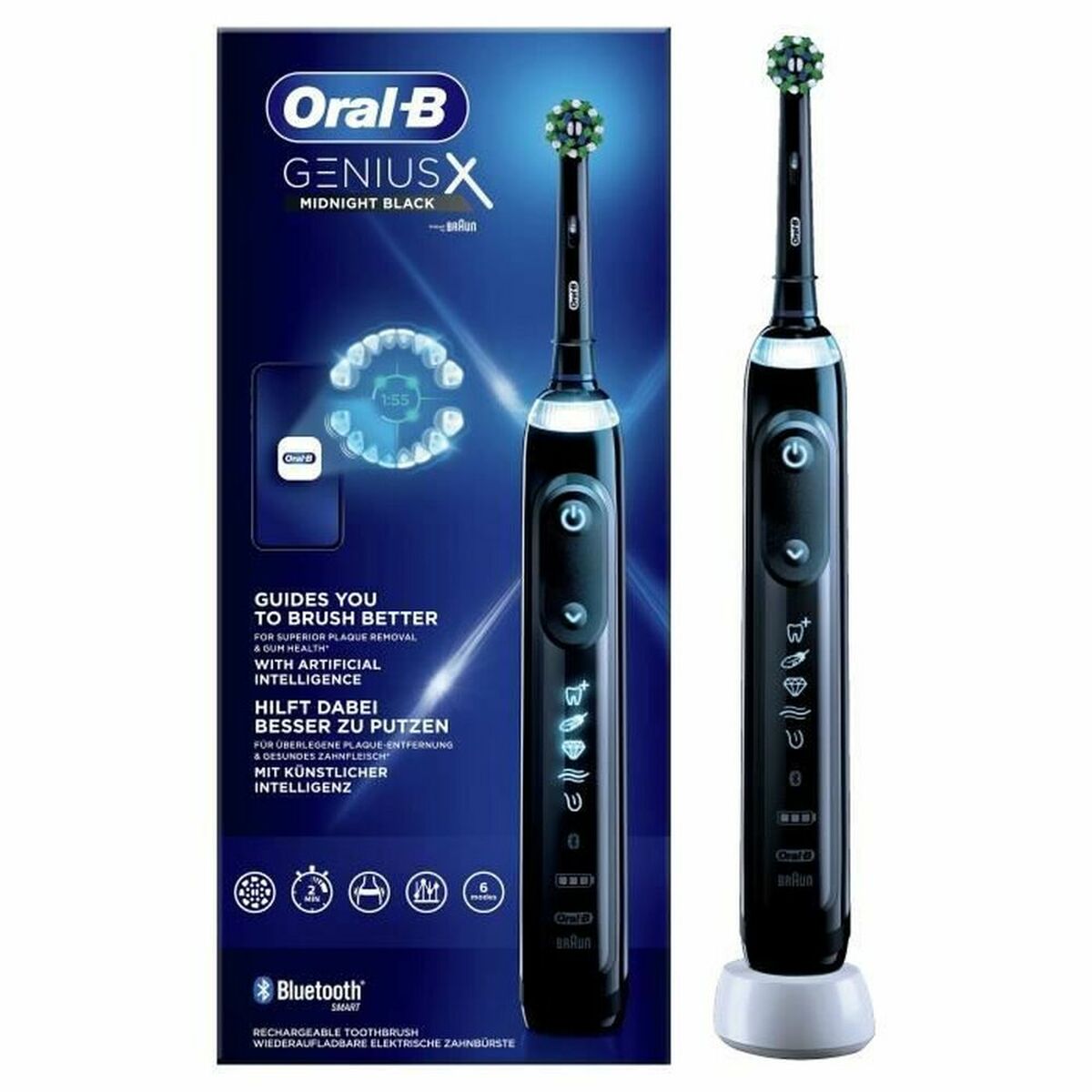 Cepillo de Dientes Eléctrico Braun Genius X