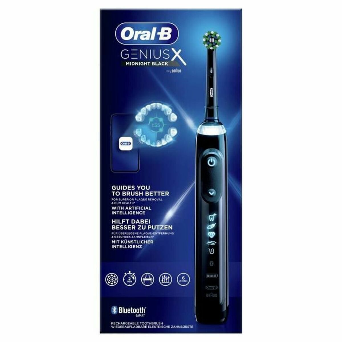 Cepillo de Dientes Eléctrico Braun Genius X