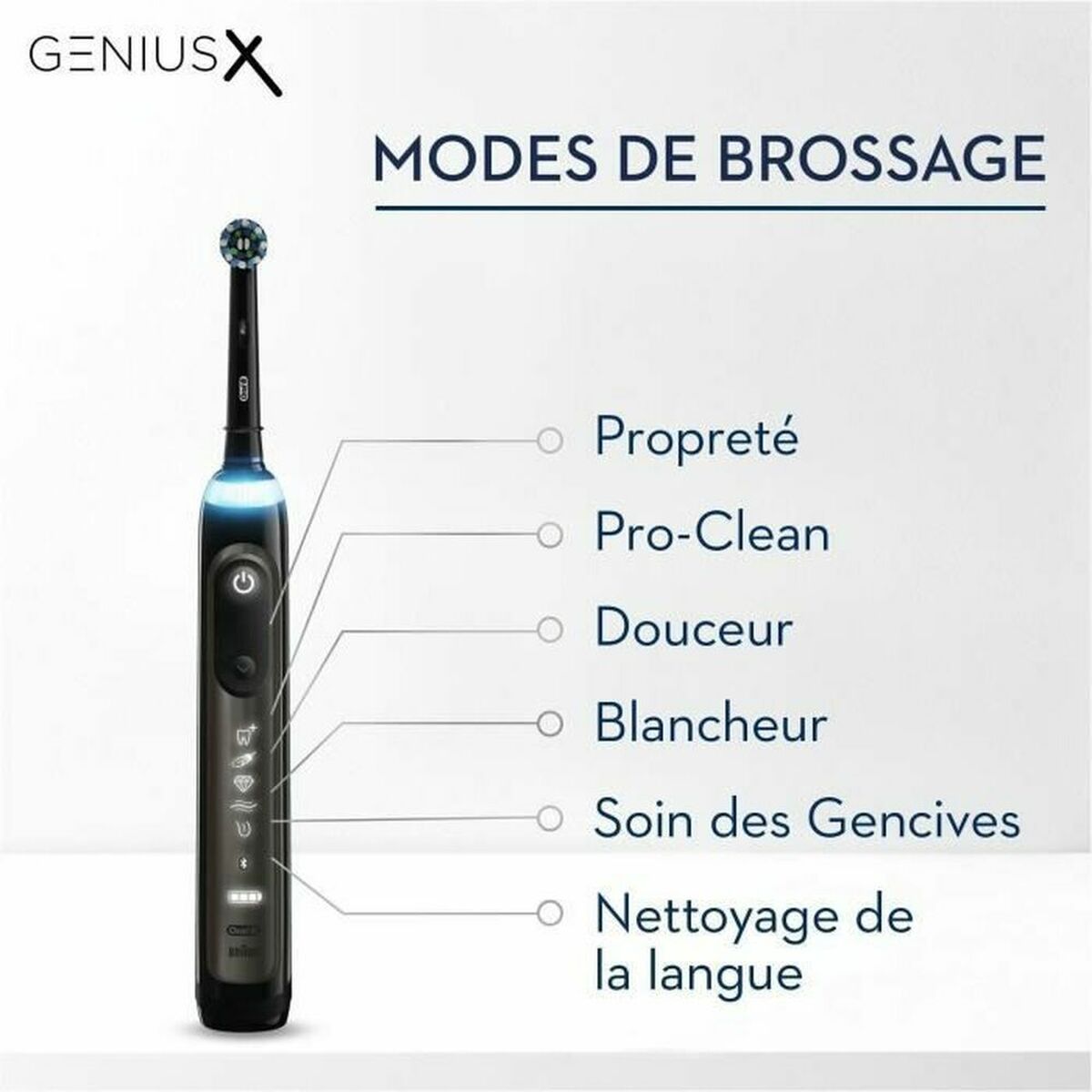 Cepillo de Dientes Eléctrico Braun Genius X