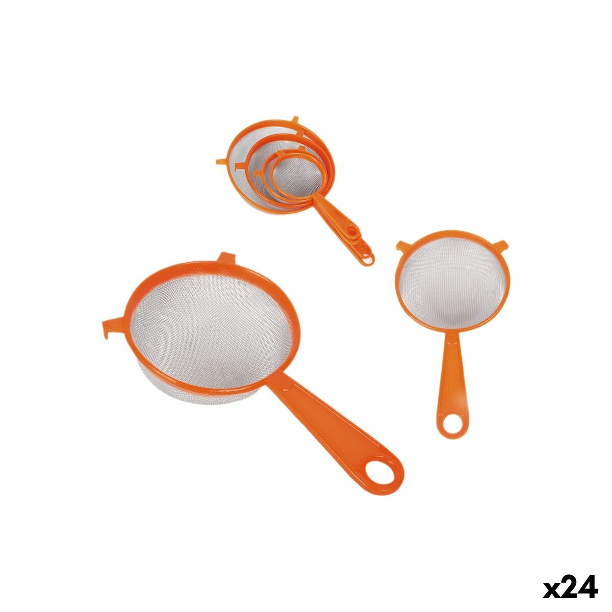 Colador Quttin Aluminio Plástico 12 cm (24 Unidades)