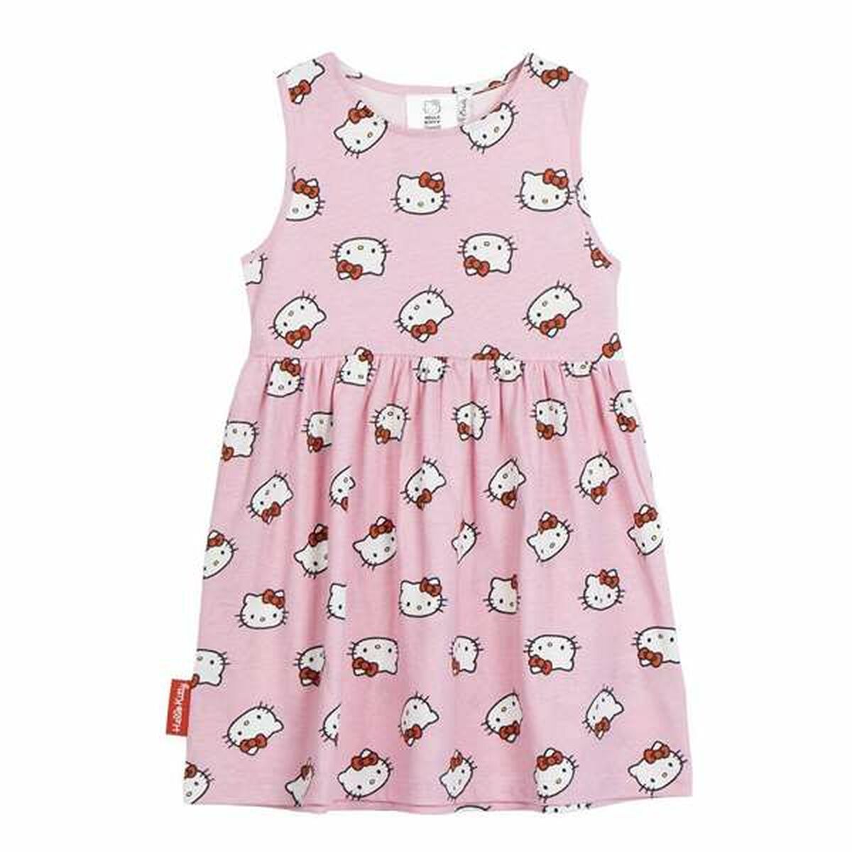 Vestido Hello Kitty Rosa 12 Años